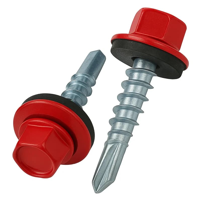 Painted Head Self-drilling Screw with EPDM Washer